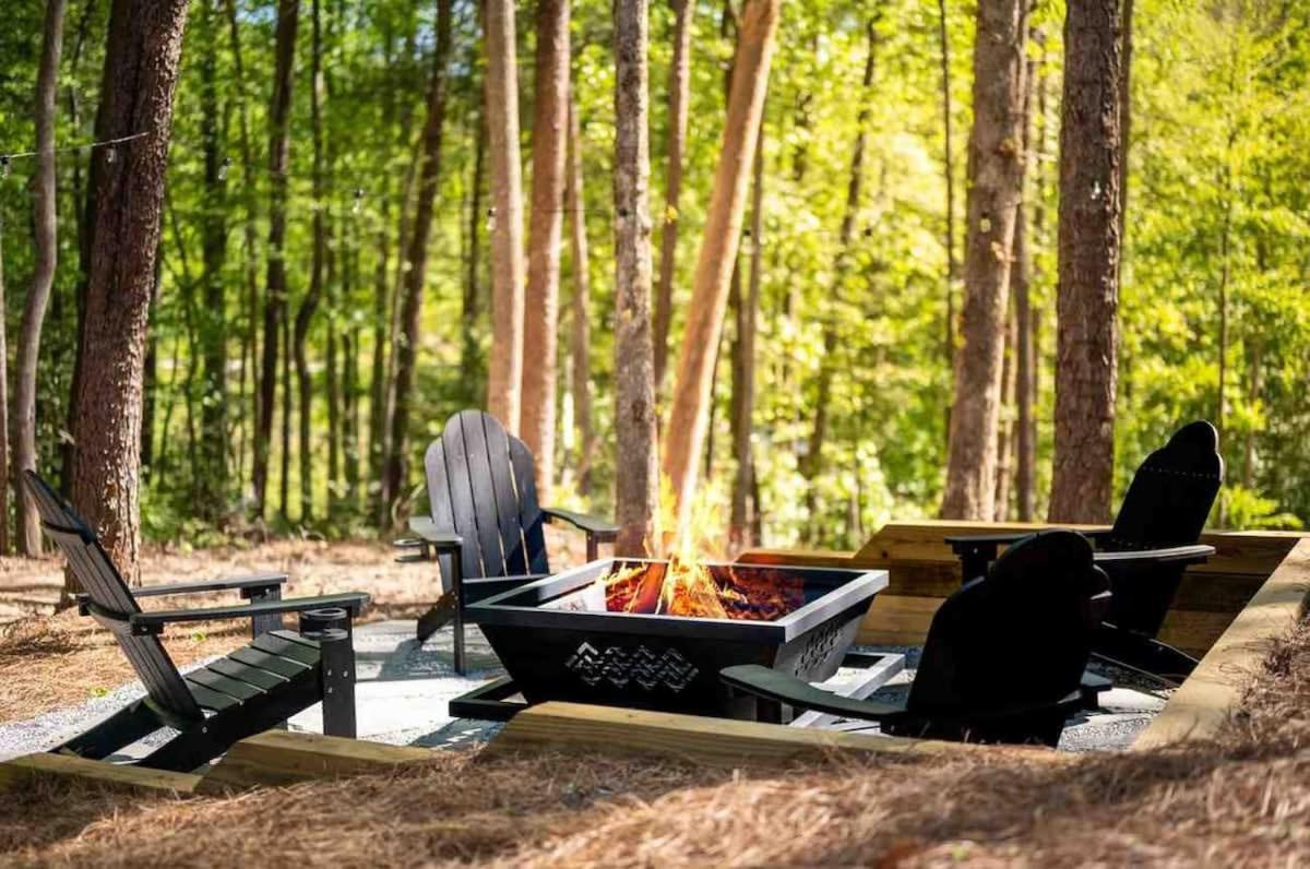 Helen Hikes Tubing 1 Acre Fire Pit Villa Sautee Nacoochee Exterior photo